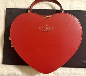 Kate Spade Red Heart Crossbody Purse 
