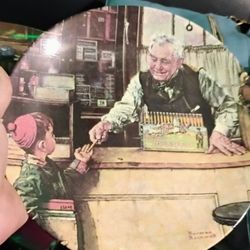 11 Collectable Plates Norman Rockwell 