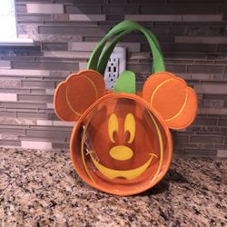 Mickey Mouse Glow In The Dark Halloween Trick Or Treat Bag