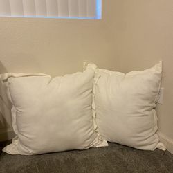 Big White Throw Pillows 