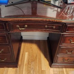 Vintage Desk Wood Brown