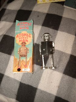 Atomic Silver Robot Man