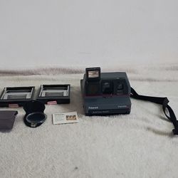 Vintage Polaroid Impulse Camera - Grey Instant Film Camera