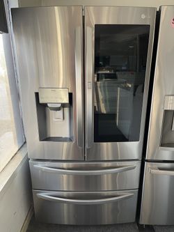 Lg Insta View Front Door Refrigerator 28 Cubic