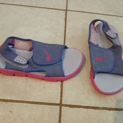 Girls Nike Sandals.  Size 2y.   $5