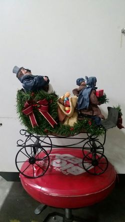 Metal Christmas Carriage