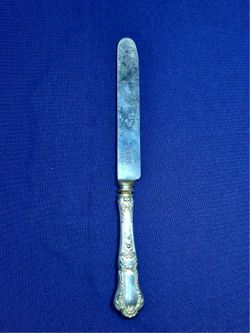 Antique sterling silver knife