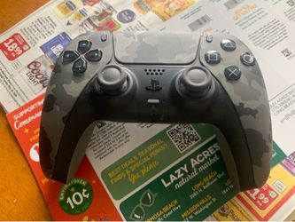 Playstation 5 Dualsense controller Grey Camouflage