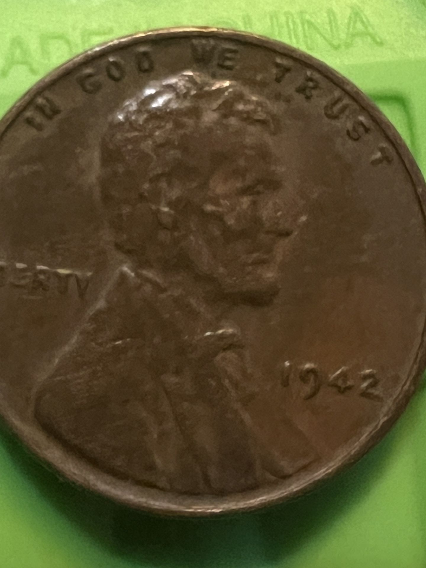 Collector penny 1942