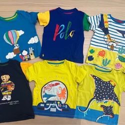 Mini boden and Ralph lauren boys tshirts 3T