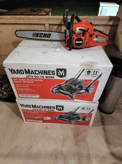 Lawnmowers And Chainsaw For Sale All Work Great