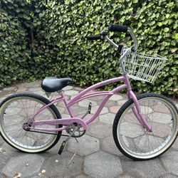 Firmstrong Pink Beach Cruiser