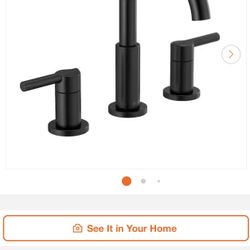 Nicoli J-Spout 8 in. Widespread Faucet