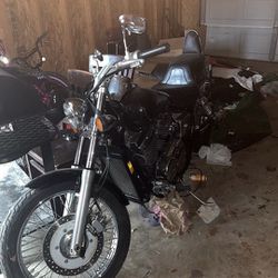 2006 Honda Shadow Black, And Chrome