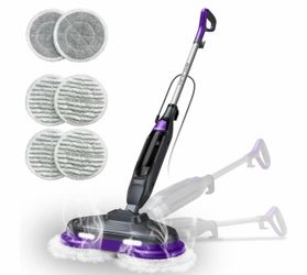 Scrub and steam mop