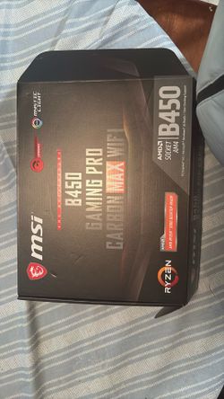 B450 Gaming Pro carbon max wifi