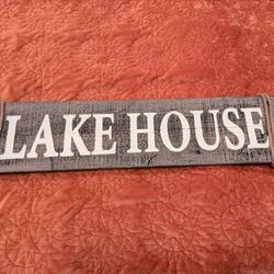 Lake House Nautical Wood Art Decor 2 Foot Wide 