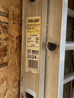 Aluminum Extension Ladder – 24 Feet – Keller