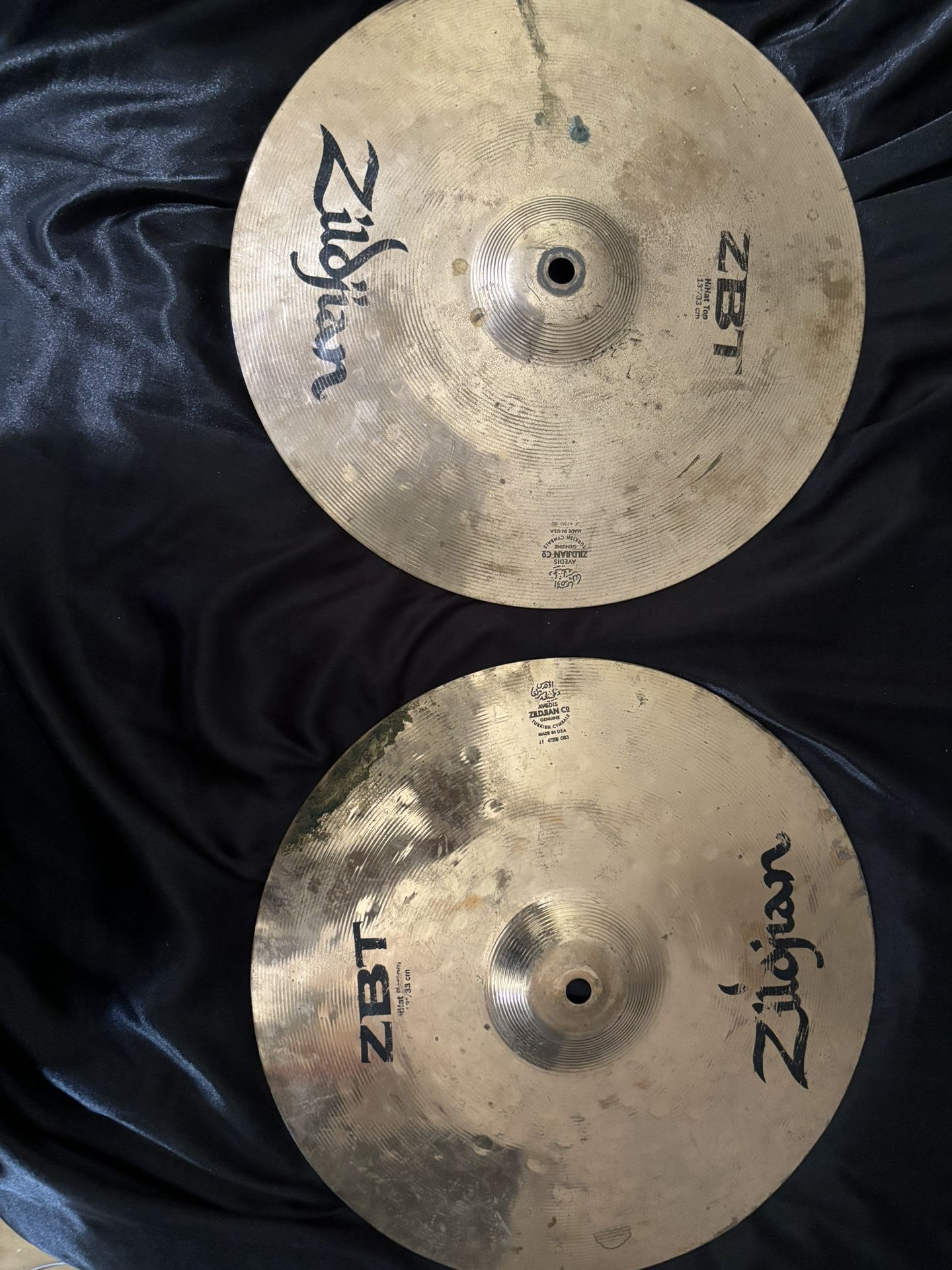 Zildjian ZBT 13” Set of Hi Hat Cymbals