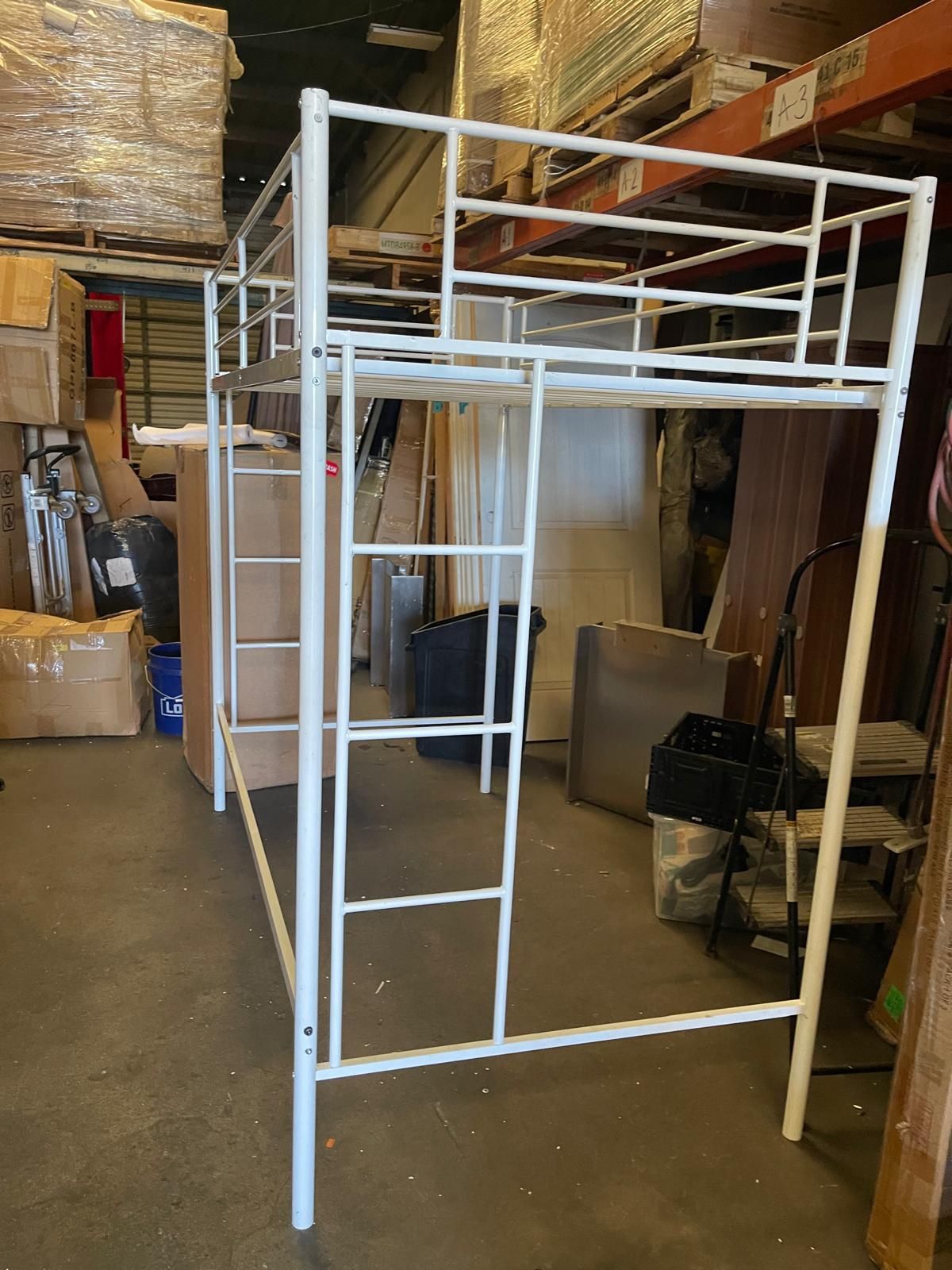 White Twin Size Loft