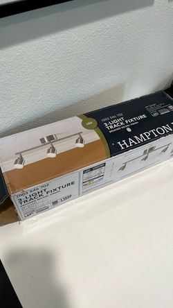 Hampton Bay 3-Light LED Track Fixture Brushed Nickel