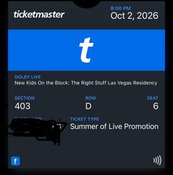 new kids on the block Las vegas concert