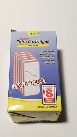 Tetra filter carteidges small 6 pack new