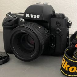Nikon F100 film camera w/ 50mm 1.8