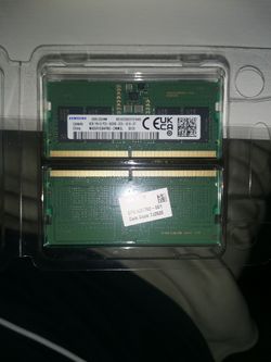 16 GB Ram, 8+8GB SODIMM DDR5 5600