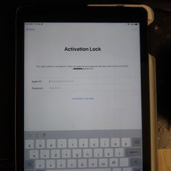 iPad Air for parts and repair Activation Lock