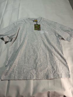 Stussy Grey Logo T-Shirt with Tags