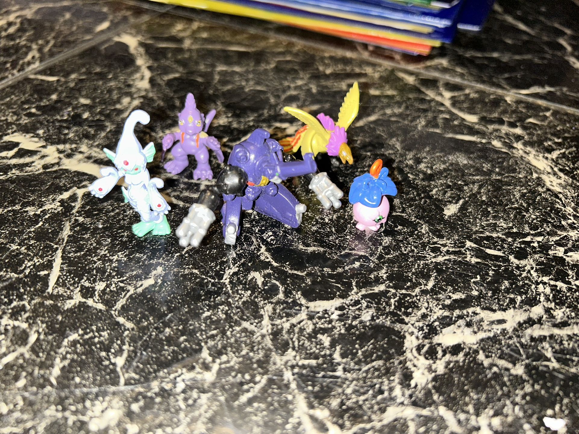 Very Rare!!! Vintage 2002 Digimon Mini Figures Set # 52 ( Complete Set )