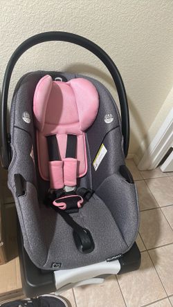 Baby car seat with base