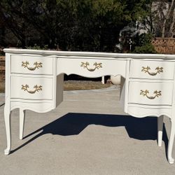 REFINISHED Vintage French Provincial desk $249 CAN DELIVER!