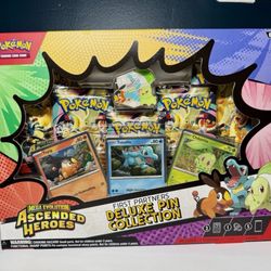 Pokemon Ascended Heroes First Partners Deluxe Pin Collection BRAND NEW SEALED UNRELEASED IN HAND PRESALE  Get It Early! 