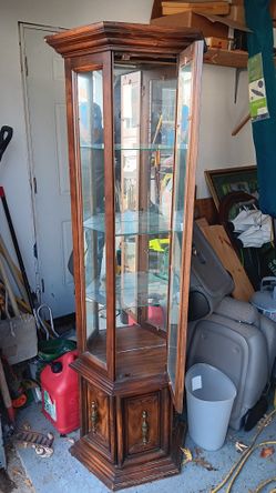 Corner Glass Cabinet