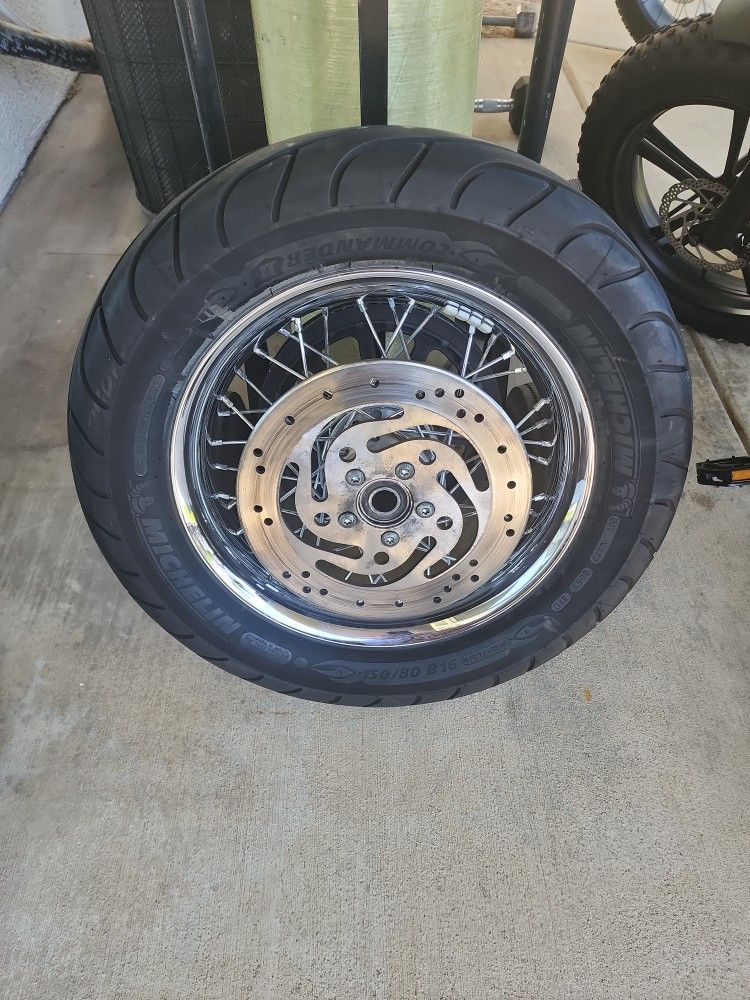 Harley Davidson Rim Tire Pulley Rotor