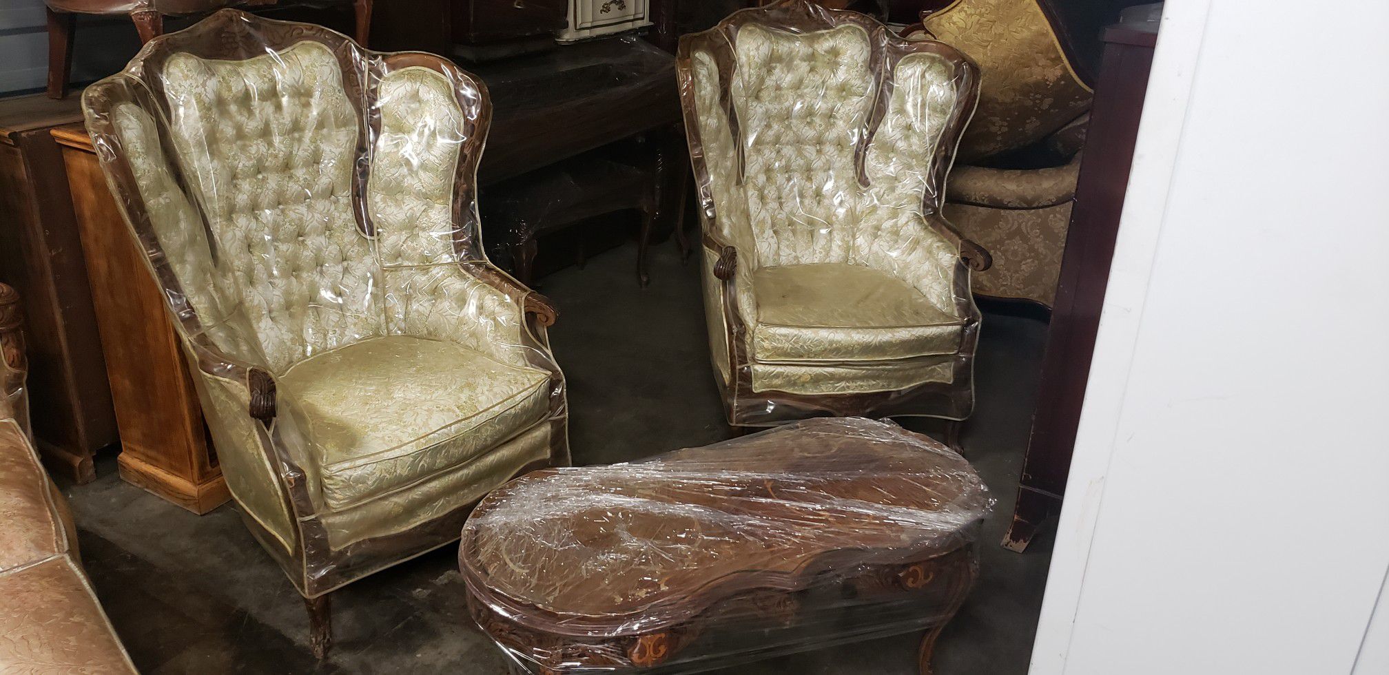 Exclusive!! Antiques furniture for sale several beautiful pieces custom chairs and hand carvings (chairs $300.00) (large chairs $300.00)