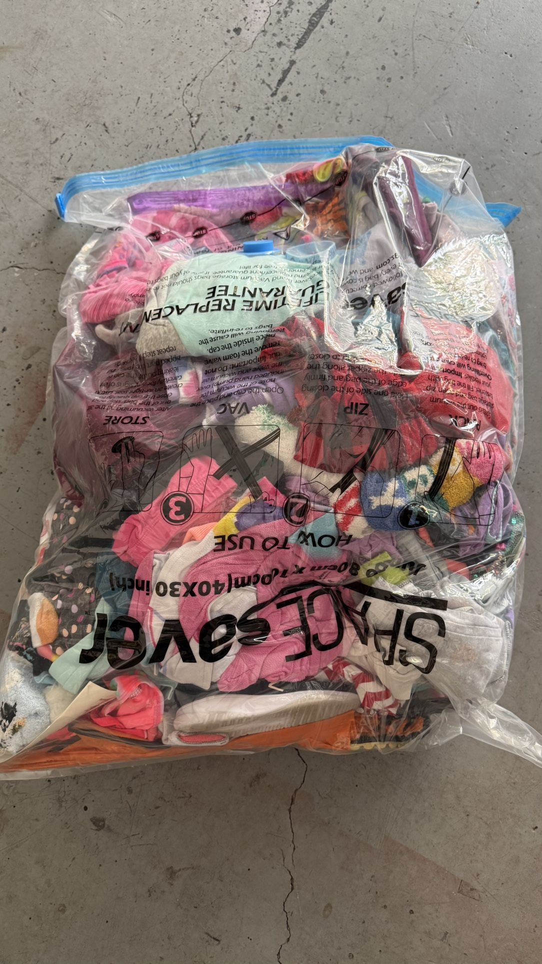 Girls Youth Clothing Bag (over $500 Paid)