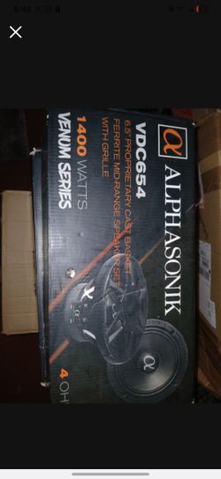 Brand New 2 Alphasonik 1400w 6.5 Mids Orion 1500w 2ch Amp And 4ga Amp Kit $220firm Price Pickup Only Serious Buyers Please Yes It Is Avaliable 