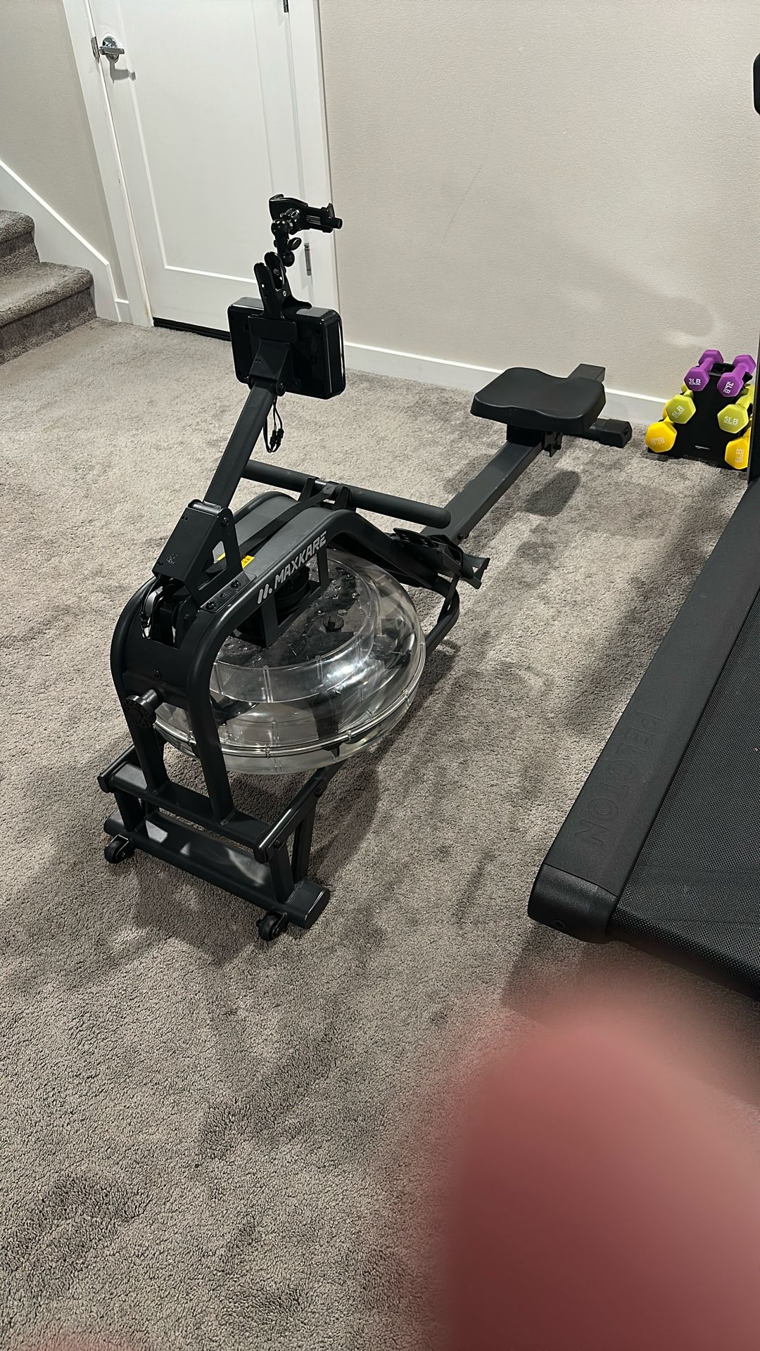 MaxKare Water Rowing Machine