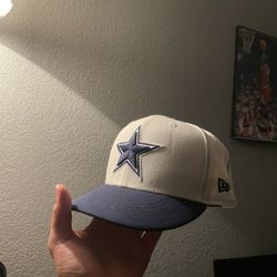 Cowboys Fitted Hat 7 1/2