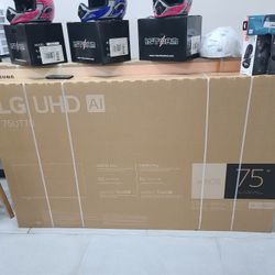 LG 75" 4K TV LED! Finance For $50 Down Payment!!