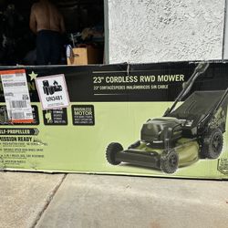 Green Machine 23 Inch Cordless RWD Mower 
