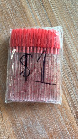 Plastic spoolie brush set