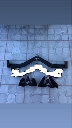 Lat pulldown attachments