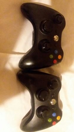 Two Xbox 360 remotes