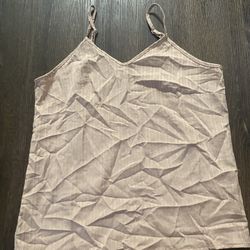 New No Tags Womans Khaki Tank Shirt Size Large By Niay #12