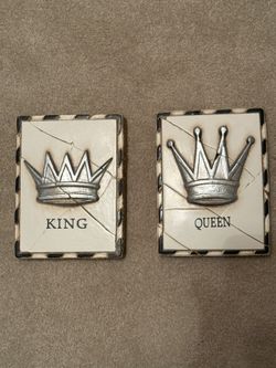 Retired King (T22) and Queen (T25) Tiles by Sid Dickens