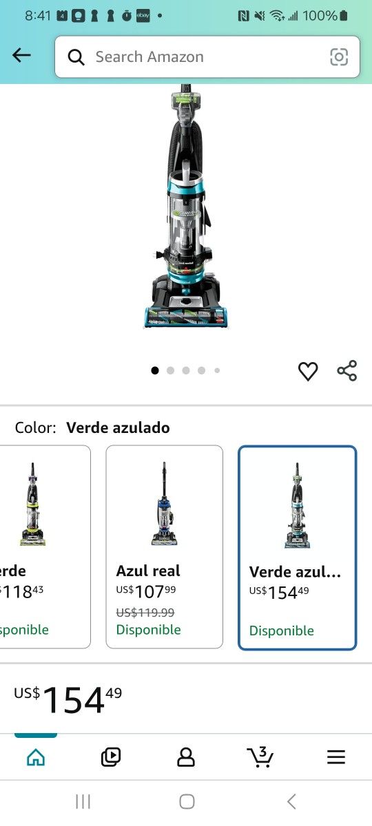 BISSELL 2254 CleanView Vacuum – Amazon $155 Before Tax – Save Money!
